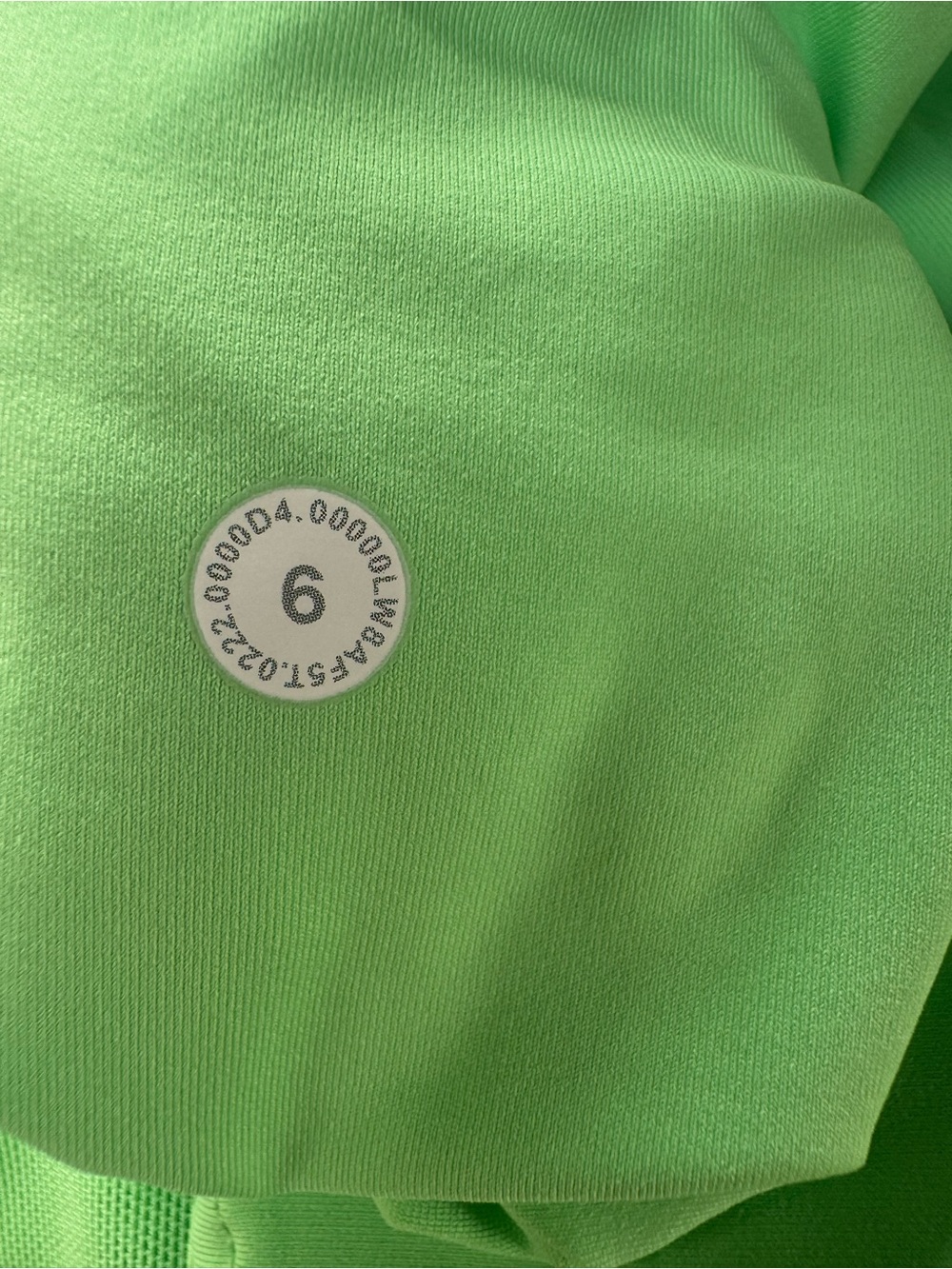 Lululemon Hotty Hot Skirt Lime Green Size 6 NWOT - Picture 5 of 5